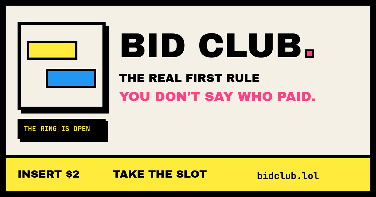 BID CLUB. Open Graph preview